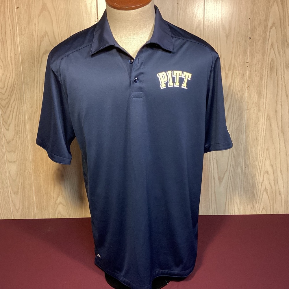 Pitt Panthers mens Nike polo shirt size large